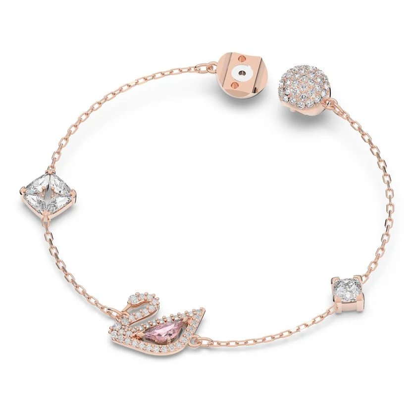 Swarovski Dazzling Swan Rose Gold Bracelet