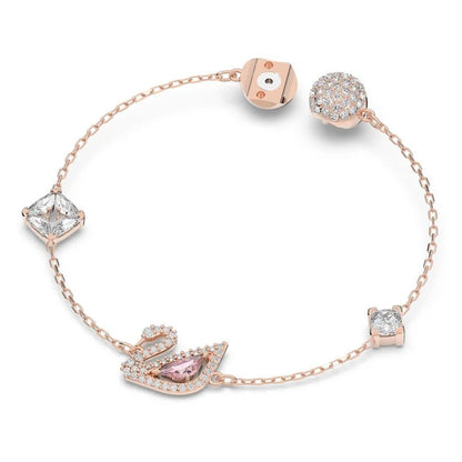 Swarovski Dazzling Swan Rose Gold Bracelet