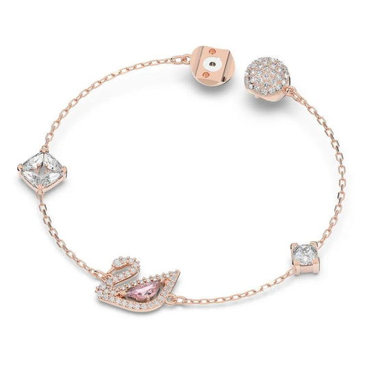 Swarovski Dazzling Swan Rose Gold Bracelet