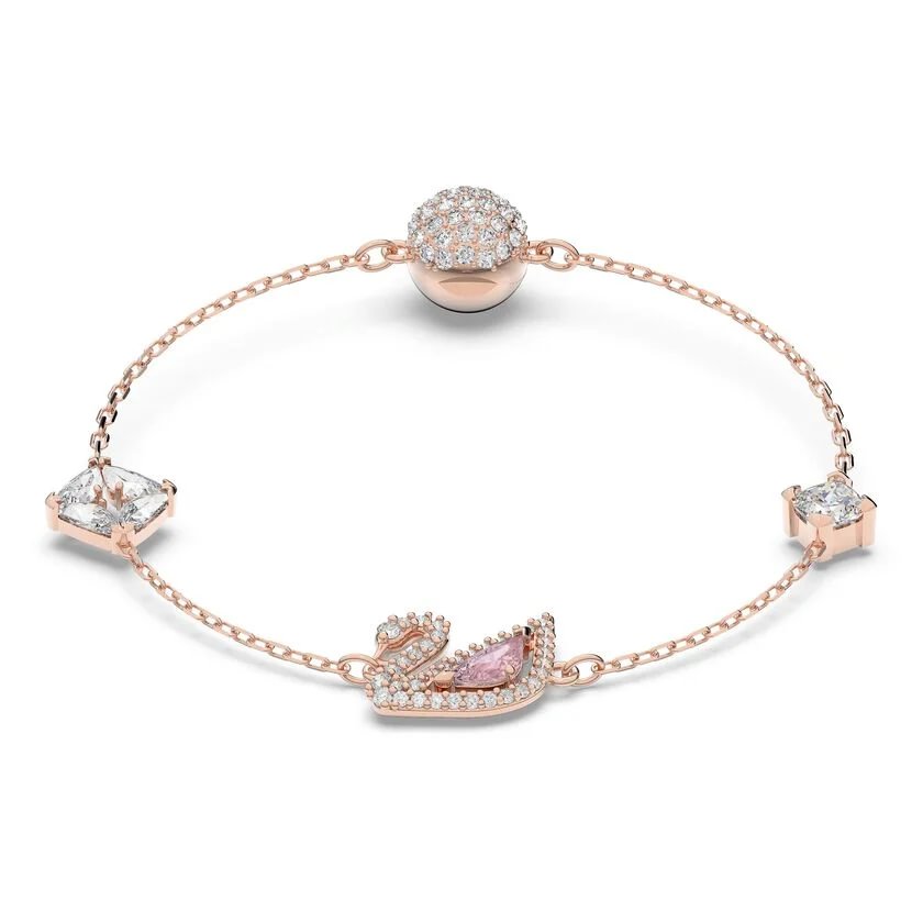 Swarovski Dazzling Swan Rose Gold Bracelet