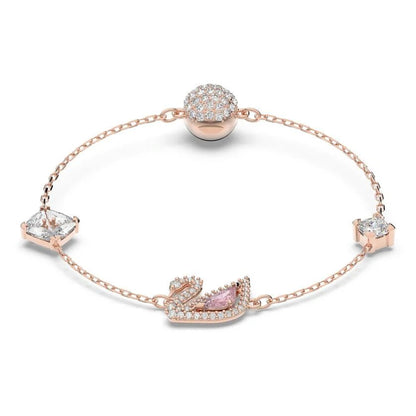 Swarovski Dazzling Swan Rose Gold Bracelet